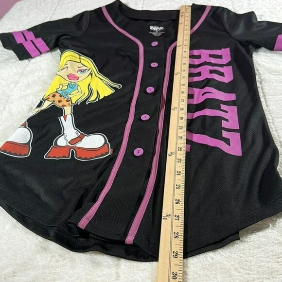 Bratz Baseball Jersey size Medium Bratz Doll Jersey NEW~  purple ~ Cartoon Bratz - Picture 8 of 16